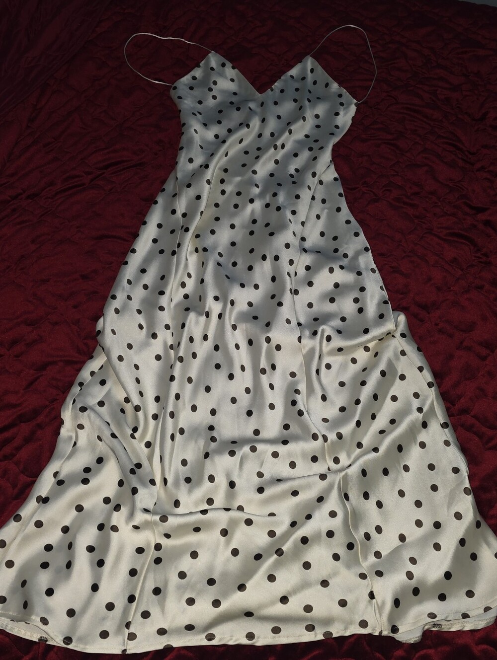 Zara Limited Edition Polka Dot Slip Dress